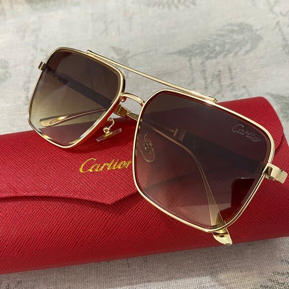 Cartier Sunglasses - Wooden Temples Decoration - Picture 5 of 11